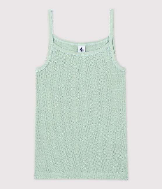 Women's Iconic Cotton Strappy Top HERBIER green