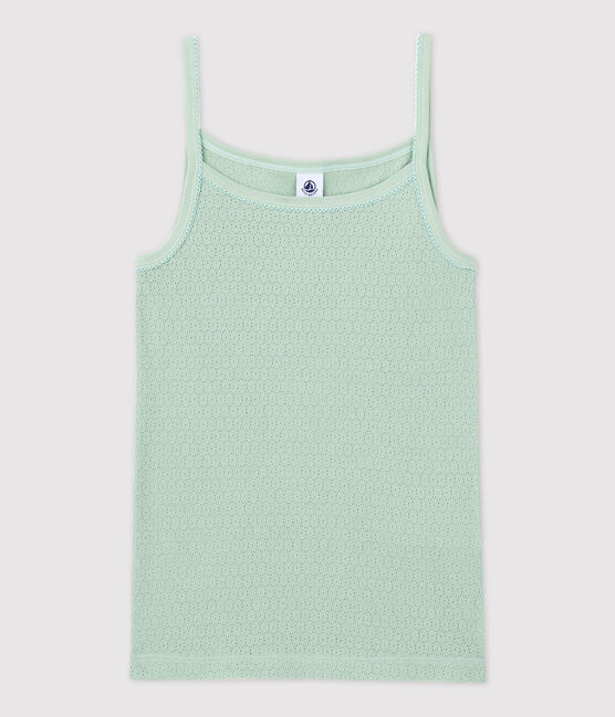 Women's Iconic Cotton Strappy Top HERBIER green