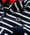 Baby boy's hooded sweatshirt SMOKING blue/MARSHMALLOW white