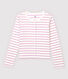 Women's Striped Linen and Cotton Blend Cardigan