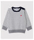 Baby Boys' Cotton Sailor Striped Sweatshirt
