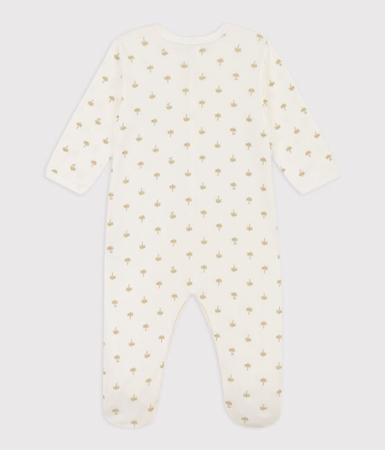 Cotton Palm Sleepsuit MARSHMALLOW white/MULTICO white