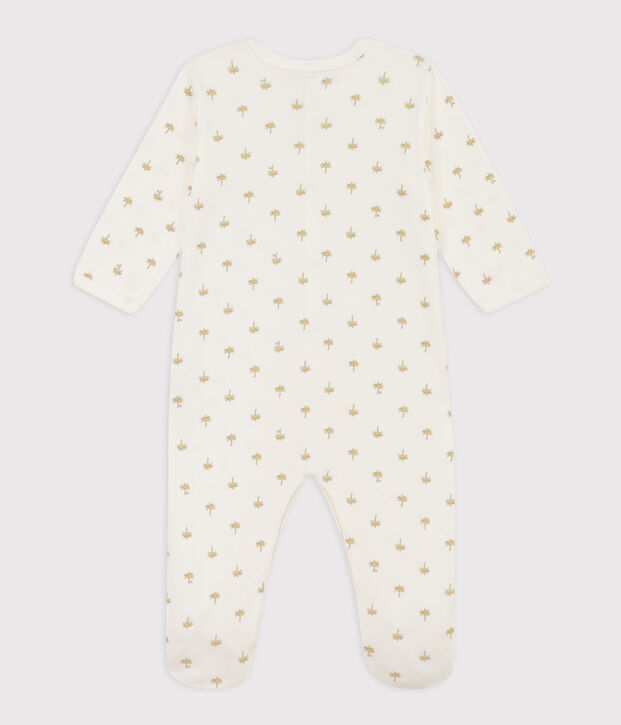 Cotton Palm Sleepsuit white/multicolor