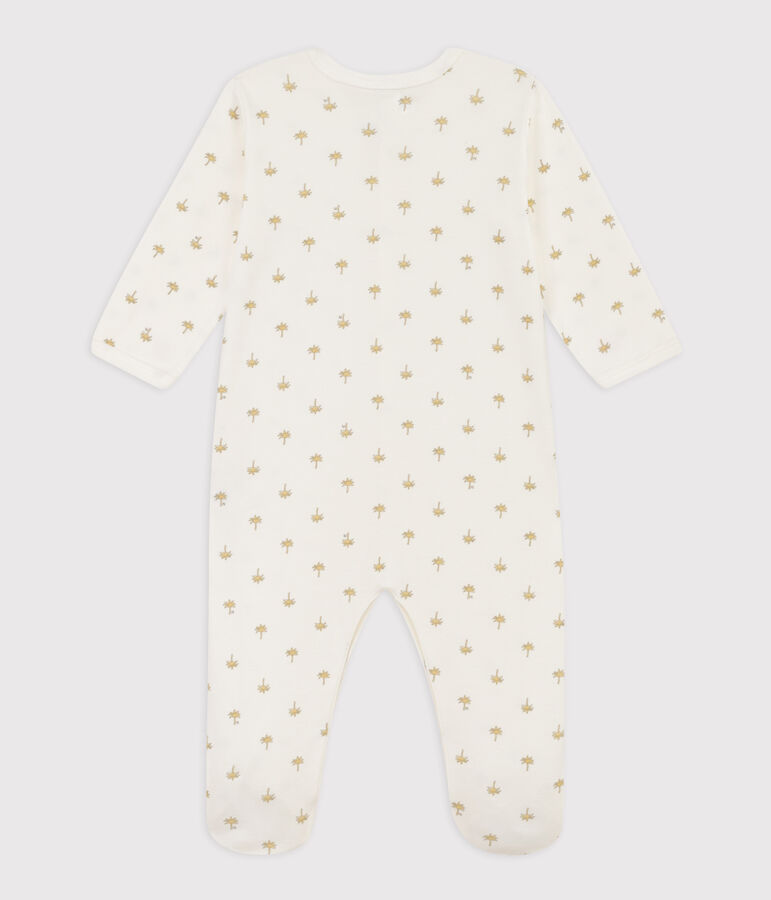 Cotton Palm Sleepsuit white/multicolor