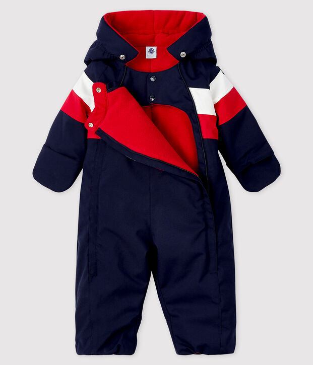Baby boy's snowsuit blue/multicolor