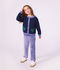 Children's plain wool and cotton cardigan SOIR