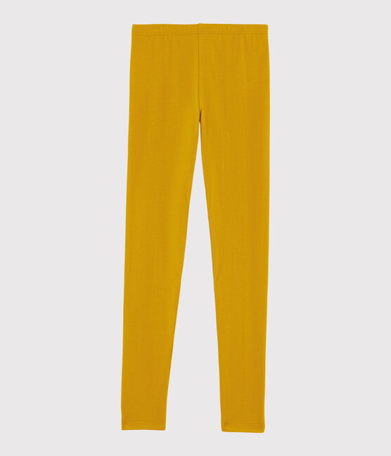 Girls' Jersey Leggings BOUDOR yellow