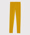 Girls' Jersey Leggings BOUDOR yellow