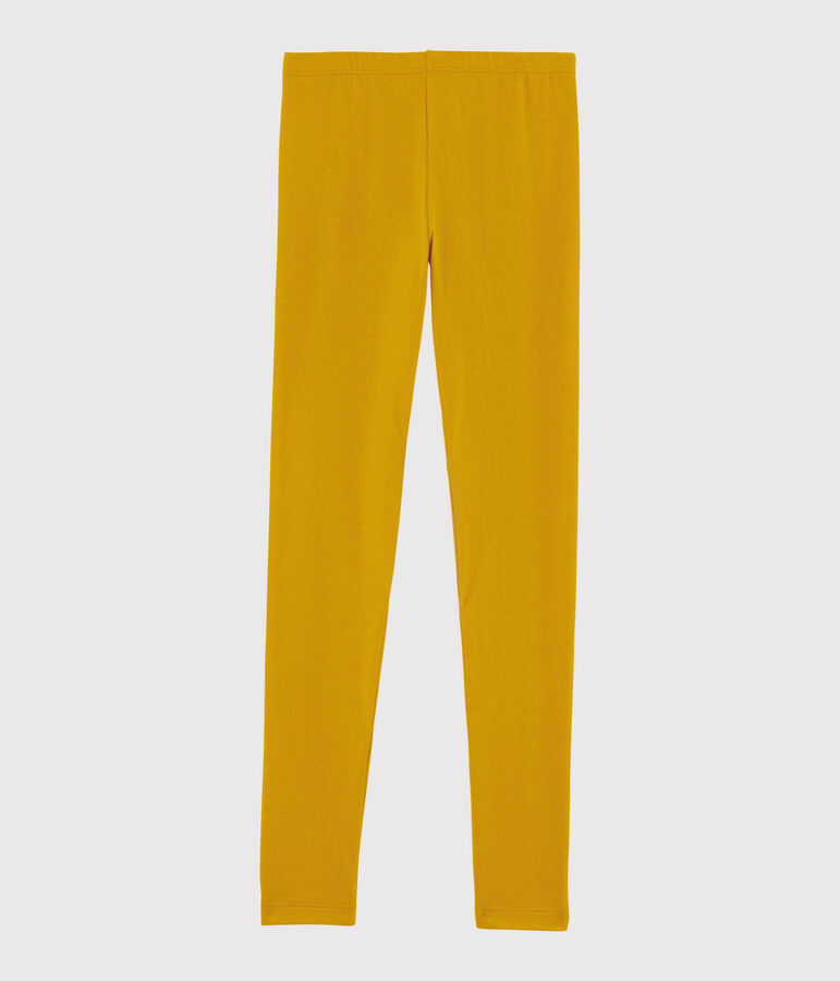 Girls' Jersey Leggings yellow
