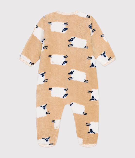 Babies' fleece onesie TRENCH /MULTICO