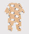 Babies' fleece onesie TRENCH /MULTICO