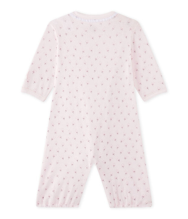 Baby girls' 2-in-1 one-piece / sleep sack pink/multicolor