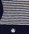 Babies' Cotton Balaclava SMOKING blue/MARSHMALLOW white