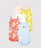 Babies' Hawaiian Themed Cotton Bodysuits with Straps - 5-Pack variante 1