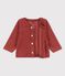 Babies' Terry Cardigan OMBRIE brown