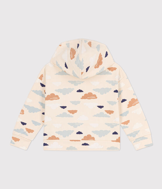  Girls' Fleece Hoodie AVALANCHE white/MULTICO