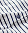 Babies' Cotton Shorts MARSHMALLOW white/SMOKING blue