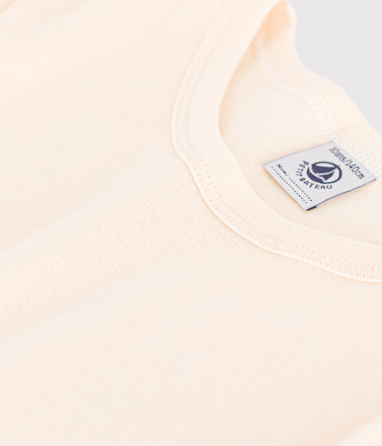 Long-sleeved cotton T-Shirt AVALANCHE Ecru