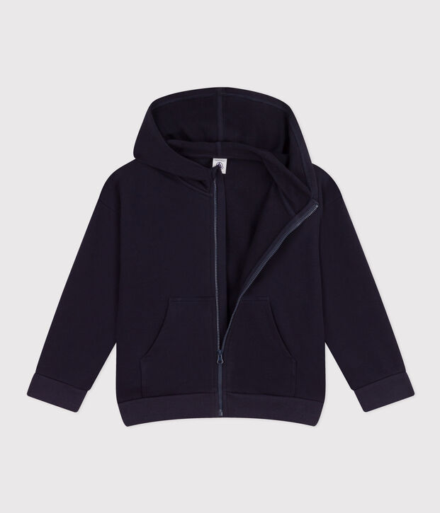 Sweatshirt zipp&eacute; &agrave; capuche enfant gar&ccedil;on SMOKING