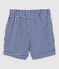 Baby Boys' Woven Gingham Shorts SURF blue/MARSHMALLOW white
