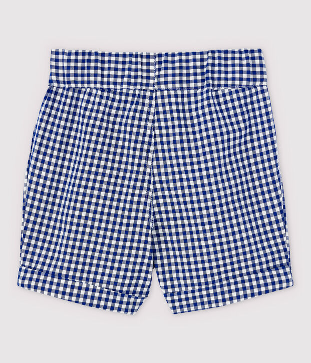 Baby Boys' Woven Gingham Shorts blue/white