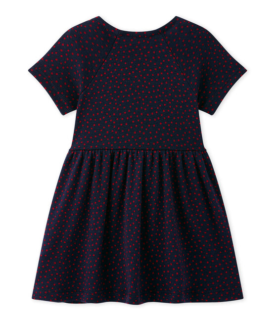Baby girl's print dress SMOKING blue/TERKUIT red