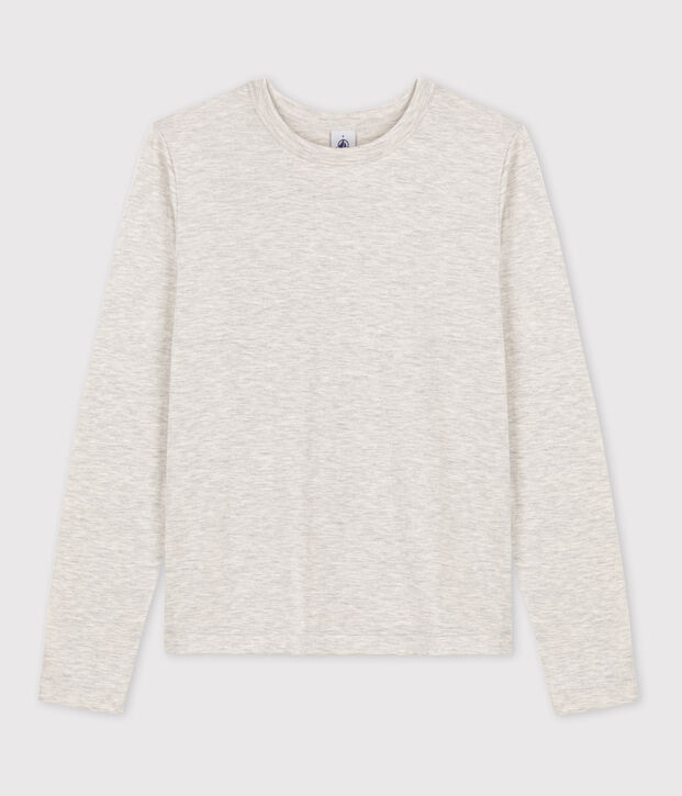 Women's Warm Iconic Round Neck Cotton T-Shirt BELUGA CHINE