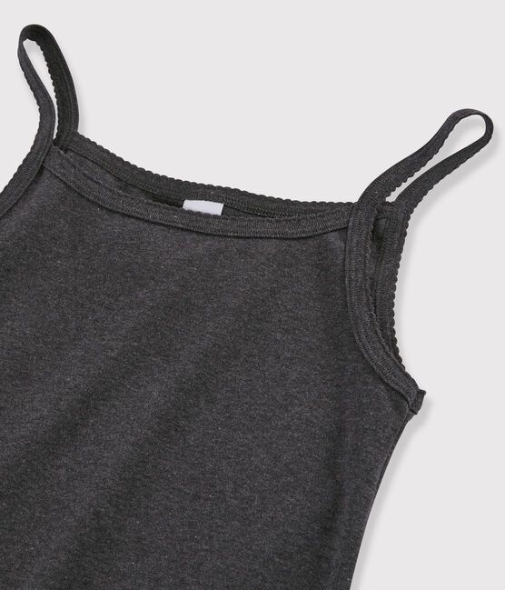 Women's Iconic Strappy Cotton Top CITY CHINE grey