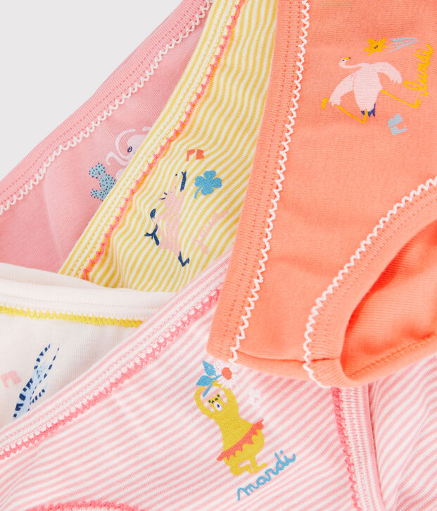 Girls' Yoga Animals Knickers - 5-Piece Set multicolor