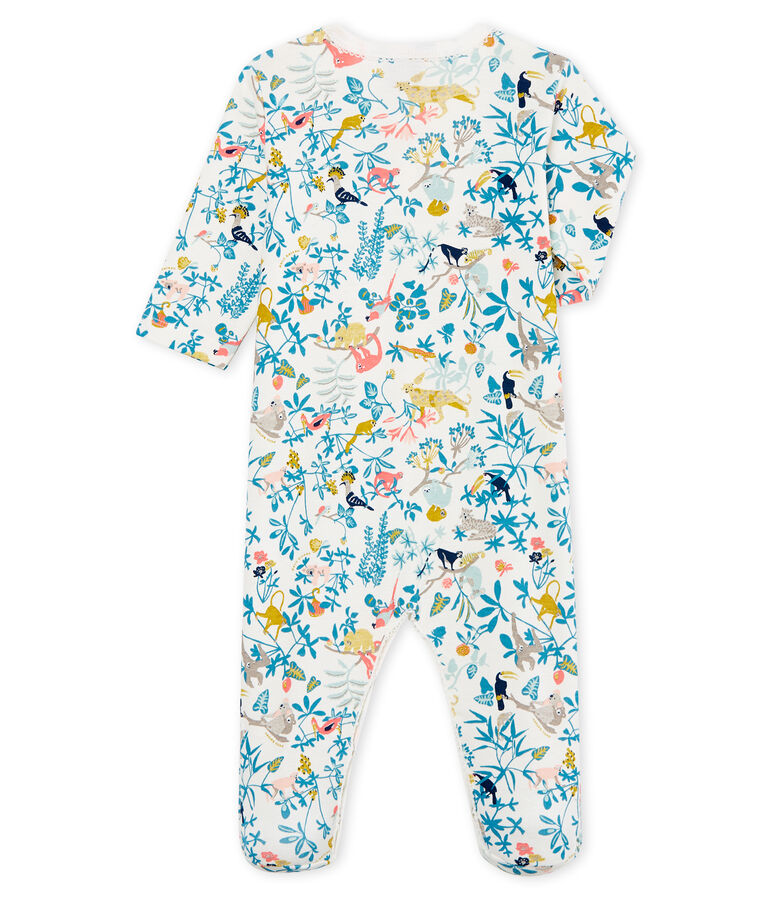 Baby Girls' Sleepsuit white/multicolor