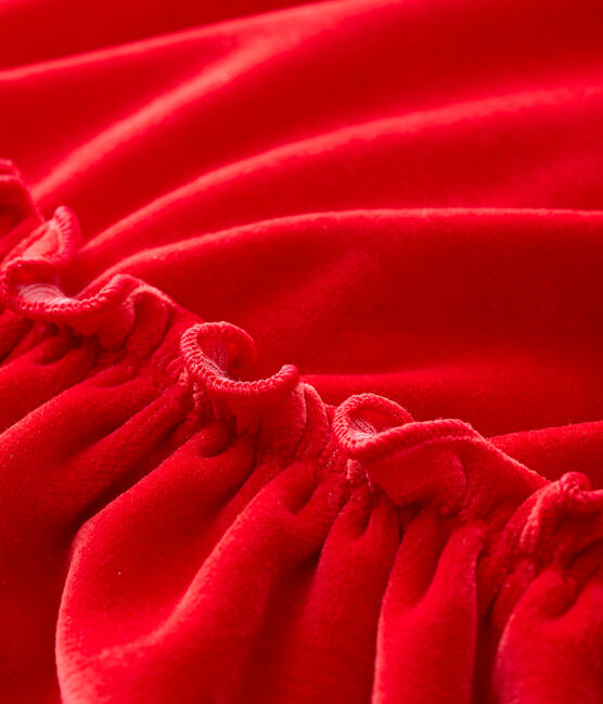 Baby girl's long-sleeved dress TERKUIT red