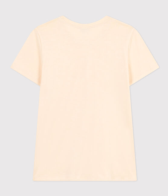 Women's The Straight Round-Neck Cotton T-Shirt AVALANCHE Ecru