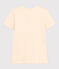 Women's The Straight Round-Neck Cotton T-Shirt AVALANCHE Ecru