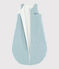 Babies' Stripy Ribbed Sleeping Bag MARSHMALLOW white/BRUME