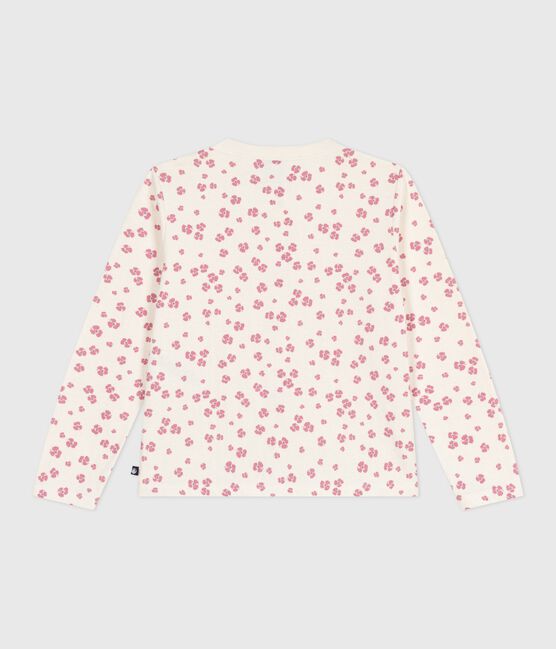 Children's printed cotton cardigan MILK /MULTICO