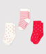 Baby Girls' Patterned Socks - 3-Pack