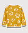 Boys' Zipped Sweatshirt BOUDOR yellow/MARSHMALLOW white