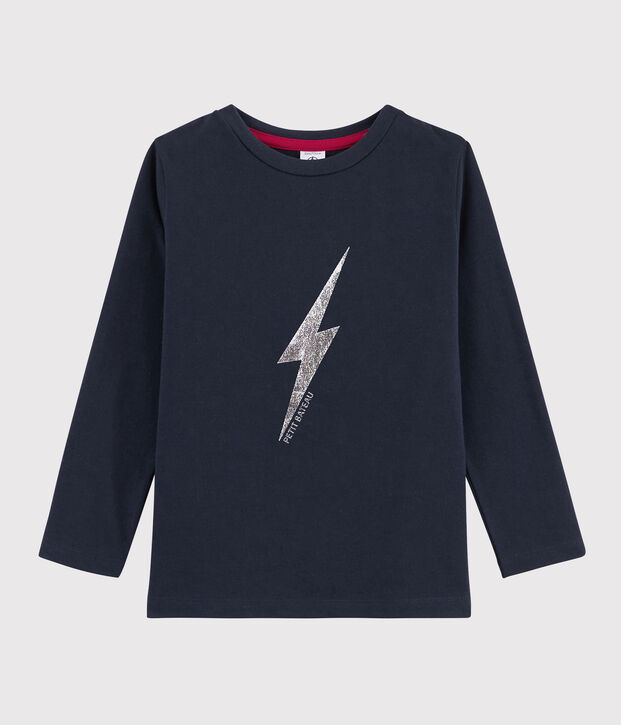 Boys Silkscreen Print T-shirt SMOKING