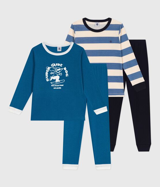 Pack of children's printed cotton pyjamas variante 1