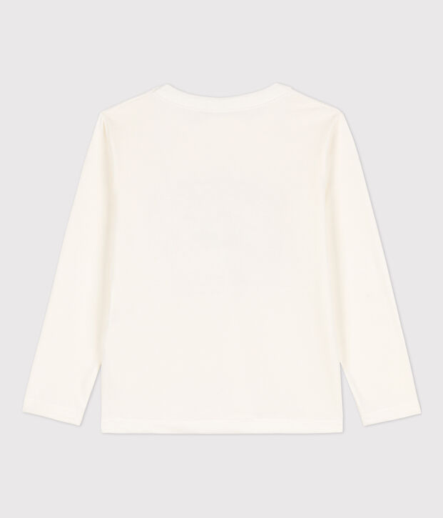 Boys' Long-Sleeved Print T-shirt white