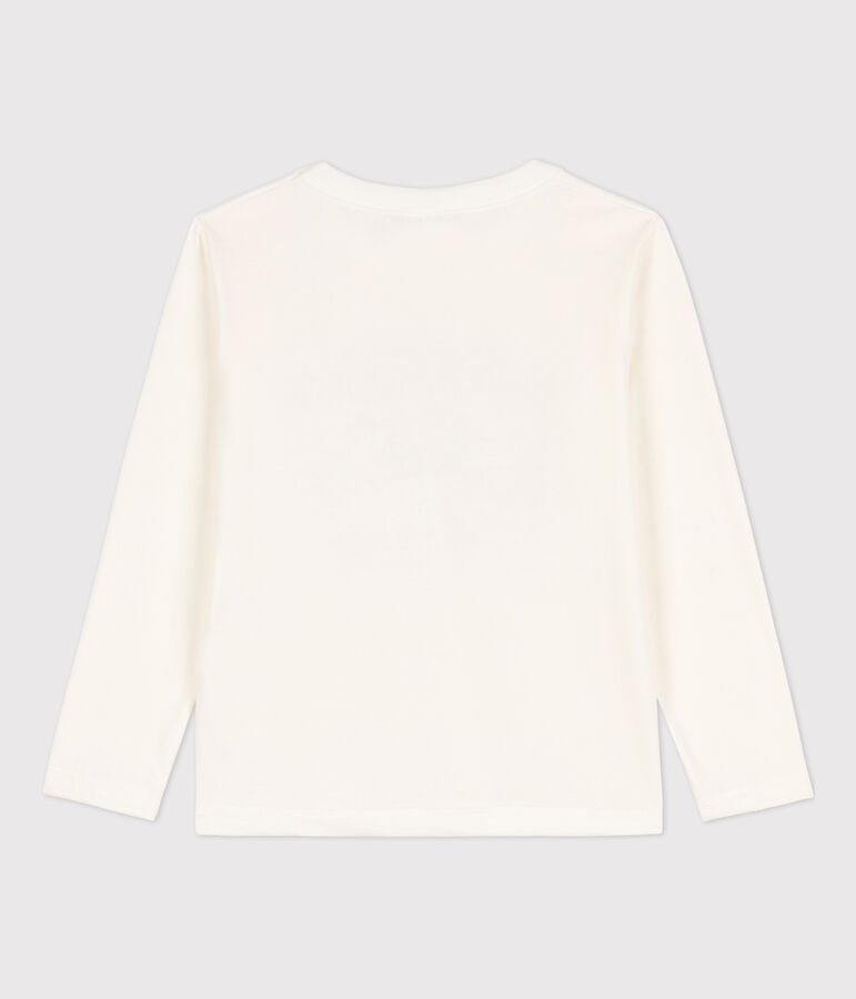 Boys' Long-Sleeved Print T-shirt white