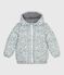 Children's printed puffer jacket MILK /MULTICO