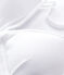 Girls' White Padded Bra ECUME white