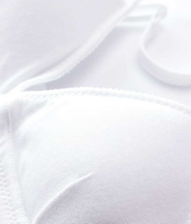 Girls' White Padded Bra white