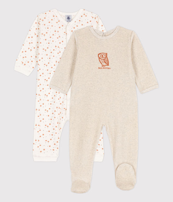 Babies' Starry Cotton Sleepsuits - 2-Pack variante 1