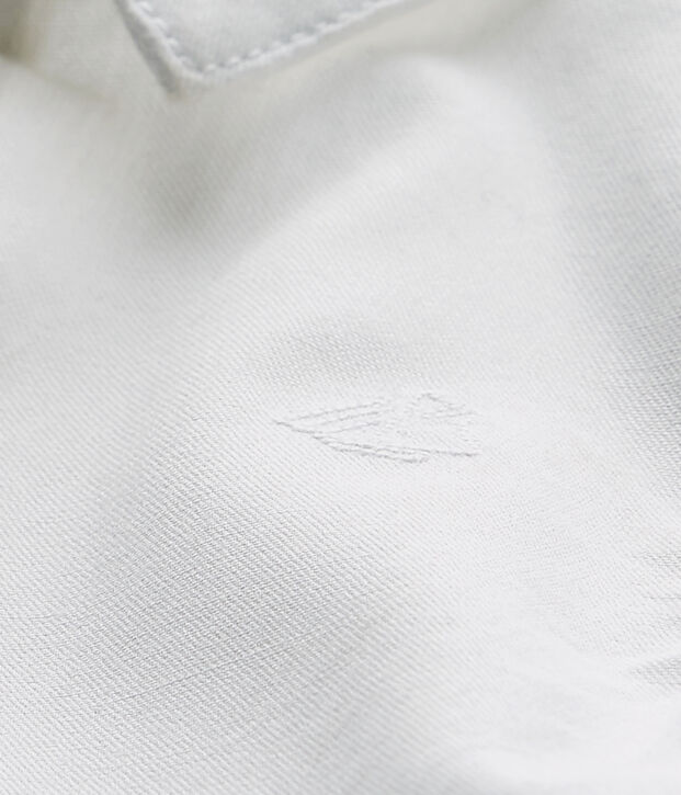 Baby Boys' Long-Sleeved Oxford Shirt white