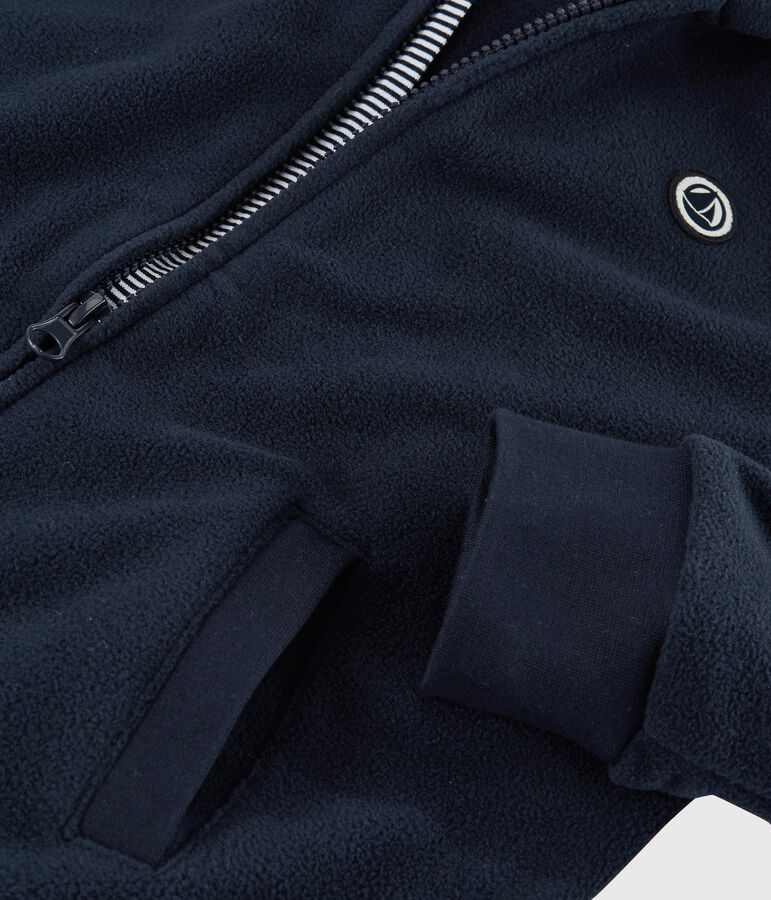 Unisex Children's Fleece Hoodie SMOKING blue