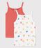 Girls' Feelings Cotton/Lyocell Vest Tops - 2-Pack variante 1