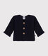 Babies' Moss Stitch Knit Cardigan