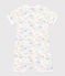 Babies' Cotton Rainbow Print Playsuit MARSHMALLOW white/MULTICO white